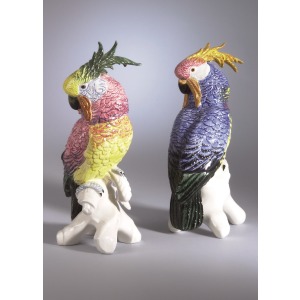 43-0045 Lg. Cockatoos - Pair