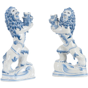 Faience Lions