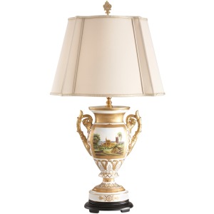 23-0477 Linden Porc Vase Lamp