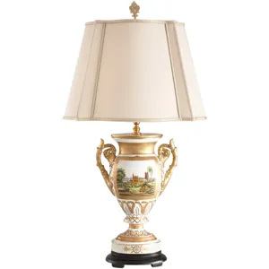 23-0477 Linden Porc Vase Lamp