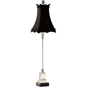 Silver Candlestick Lamp