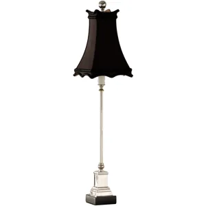 Silver Candlestick Lamp