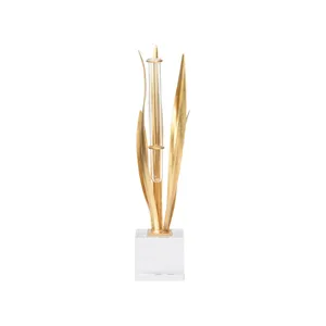 Gold Leaf Vase