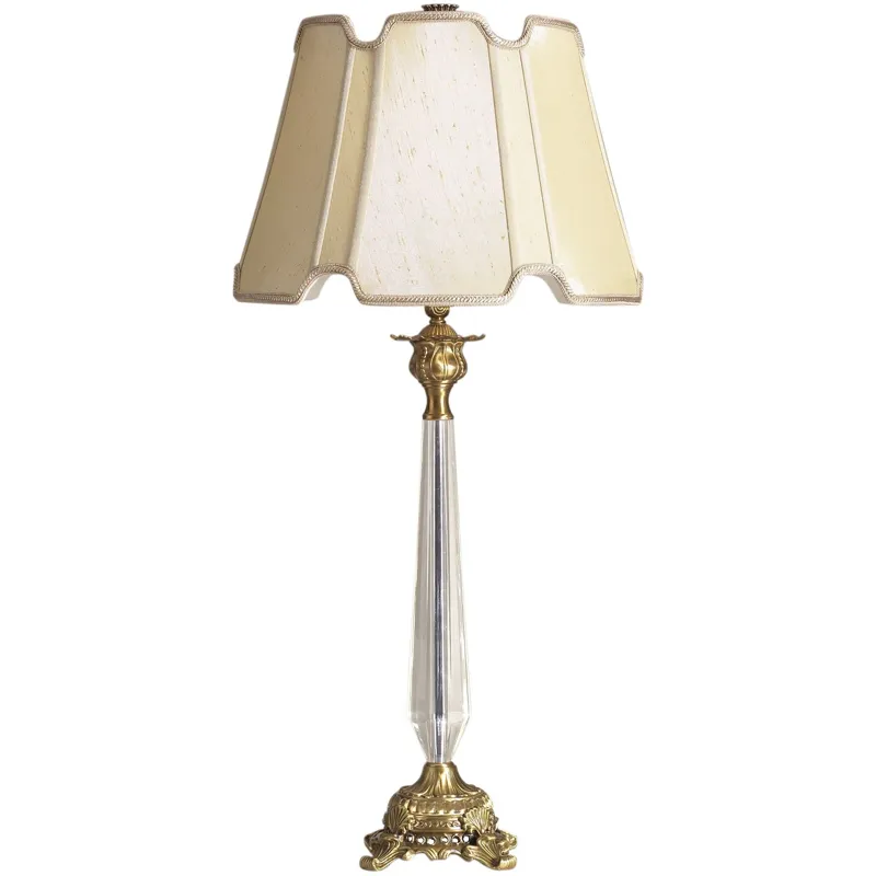23-0083 Brass Prism Table Lmp