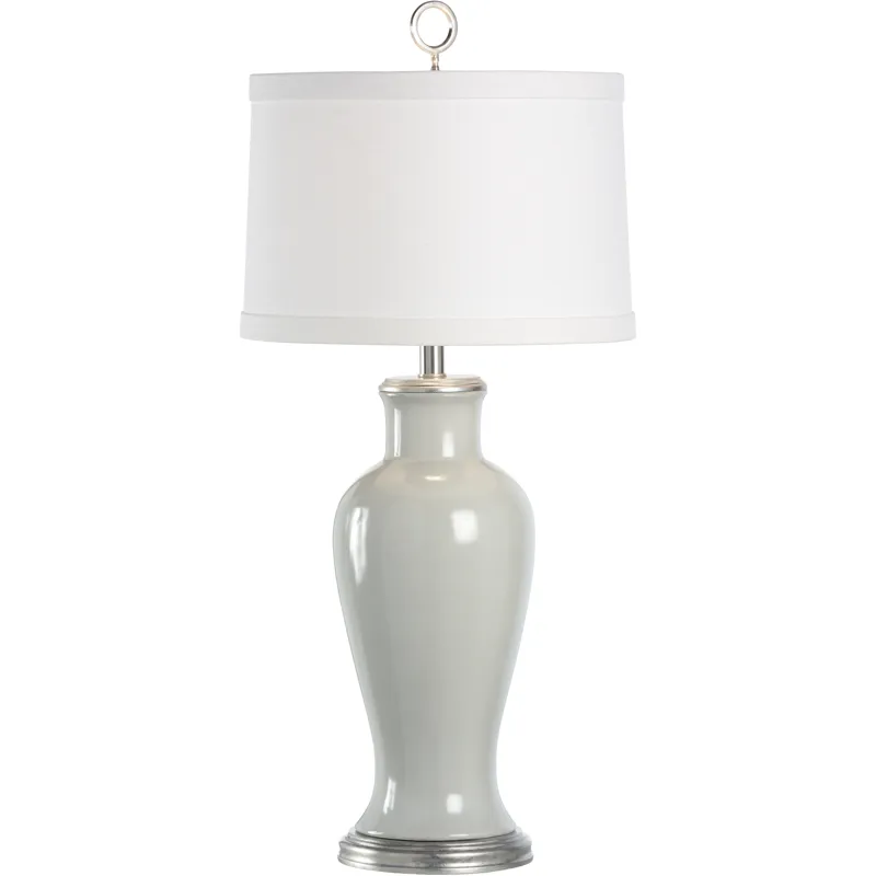 Beige Vase Lamp