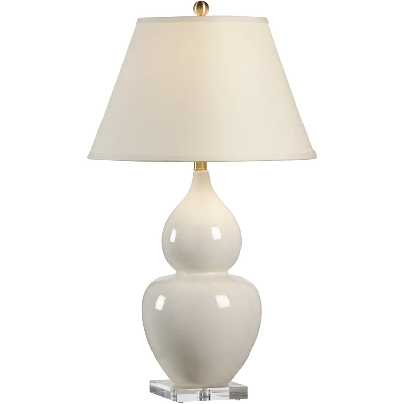 Fulton Vase Lamp - Cream