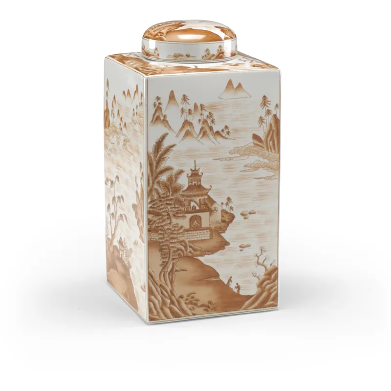 Canton Tea Caddy-nutmeg