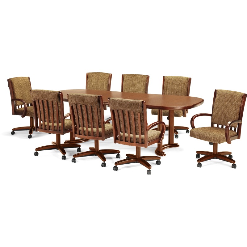 Walnut Bucket Chair CM177YW by Chromcraft Revington Douglas at Bruce