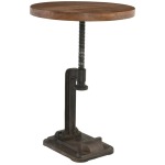 Jeter 16" Adjustable Height Accent Table