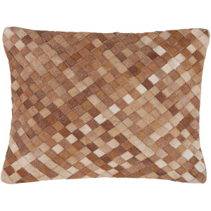 ML Bradley Hide Brown 12 x 16 Pillow