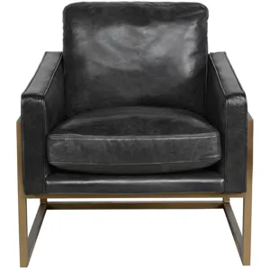 Ken Accent Chair - Jet Black
