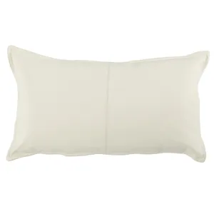 SLD Leather Davis Ivory 14" x 26" Pillow