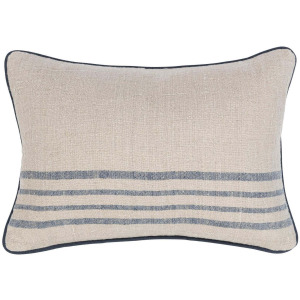 NV Newport 20" x 14" Throw Pillow - Natural/Navy
