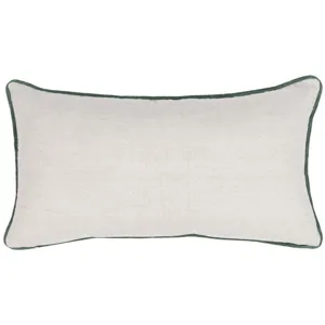 NV Belcourt Floral Pillow - Natural / Blue