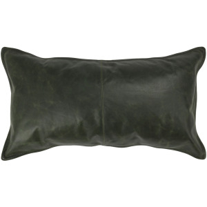 SLD Leather Pillow - Acre Forest Green