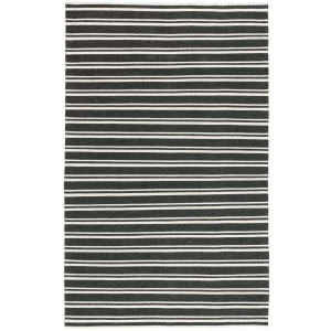 Performance Palma Stripe - Charcoal/Ivory Rug