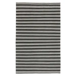 Performance Palma Stripe - Charcoal/Ivory Rug