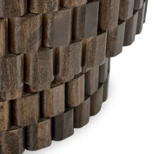 Norwood End Table - Bark Brown