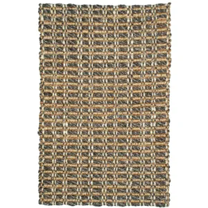 Mixed Jute Weaves Timberhitch Charcoal/Natural Rug