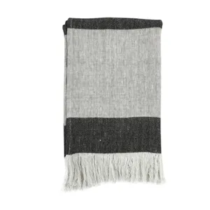TC Talara 50x70 Throw - Natural / Charcoal
