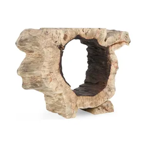 Odette Solid Wood Rectangle Console Table - Natural