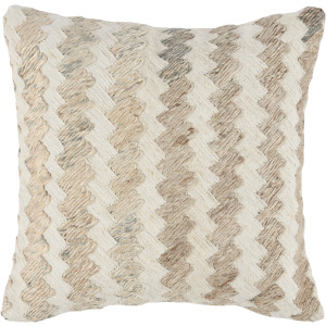 ML Burrows Ivory Multi 18X18 Pillow