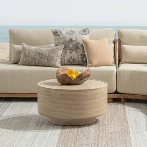 Mckenna Outdoor Coffee Table - Beige