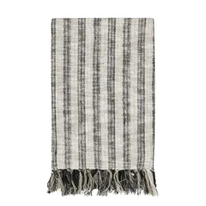 TC Linna Natural/Black 50x70 Throw 