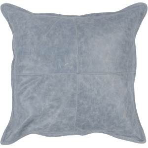 SLD Leather Sea Fog 22" x 22" Pillow