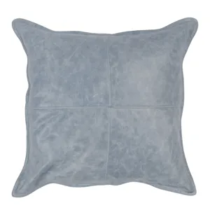 SLD Leather Sea Fog 22" x 22" Pillow