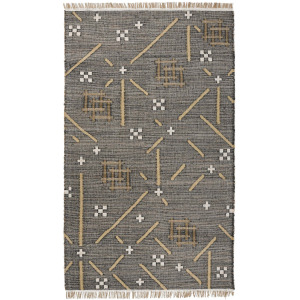 Belfast Caviar Black Multi Rug