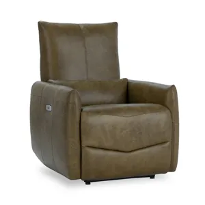  Thaya Leather Power Recliner - Earth Brown
