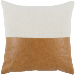 CP Canyon Ivory/Chestnut 20"x 20" Pillow