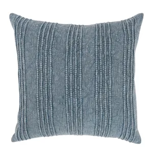 SLD Gratitude Sea Fog Blue Pillow