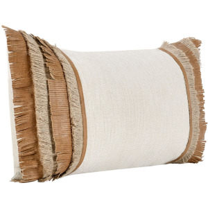 TL Pottery Leather Chestnut/Natural Pillow