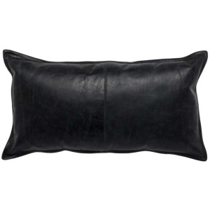 SLD Leather Dexter Onyx 14x26 Pillow
