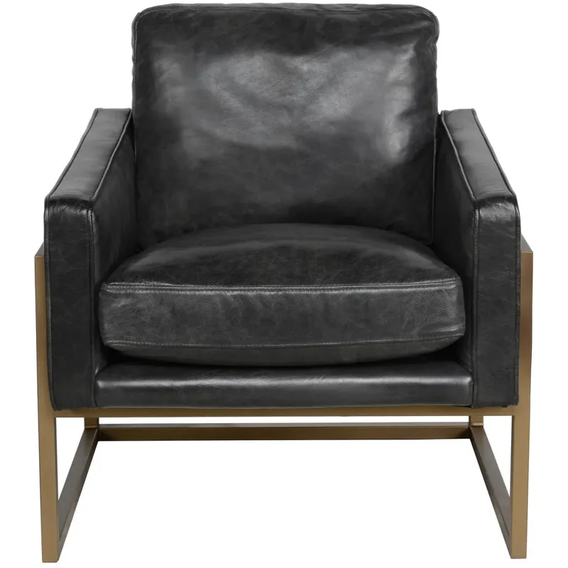 Ken Accent Chair - Jet Black