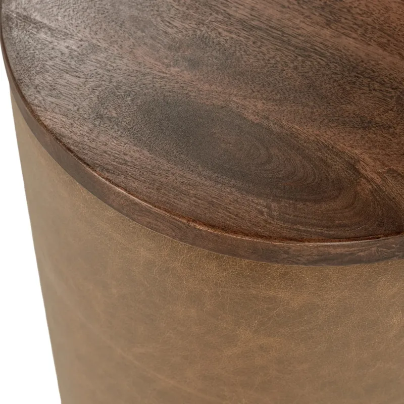 Andra Accent Table - Tan