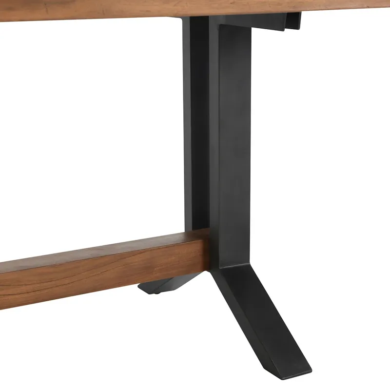 Bellamy Dining Table - Amber Brown
