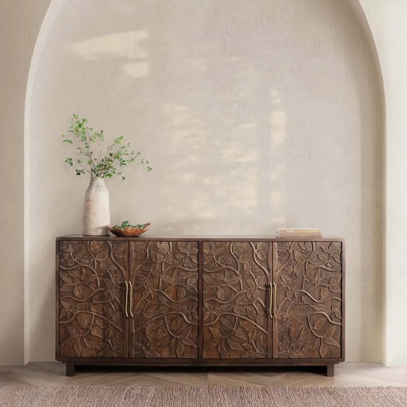 Albero 4 Door Buffet - Kona Brown