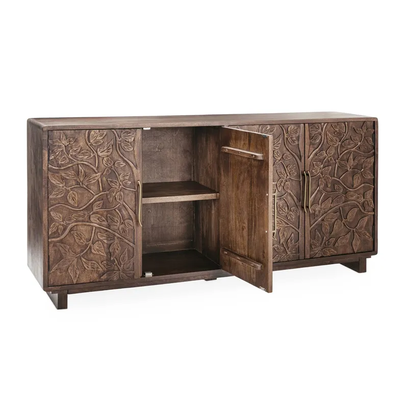 Albero 4 Door Buffet - Kona Brown
