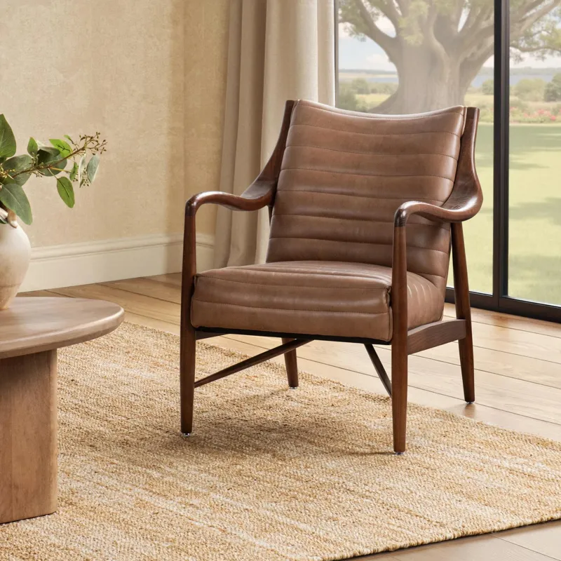 Kenneth Accent Chair - Adobe Tan