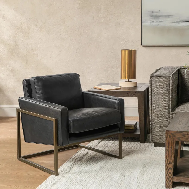 Ken Accent Chair - Jet Black