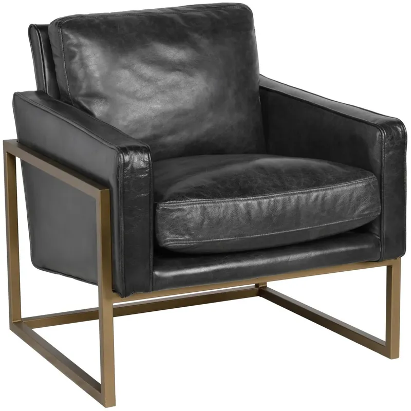 Ken Accent Chair - Jet Black