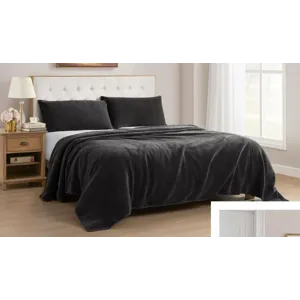 KATE K CHARCOAL QUILT SET