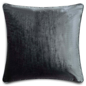22X22 BLUE VELVET PILLOW
