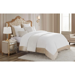 CELINE Q IVORY/CHAMP DUVET SET