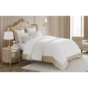 CELINE K IVORY/CHAMP DUVET SET