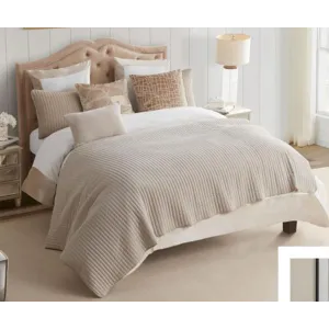 TAYLOR QUEEN BEIGE QUILT SET