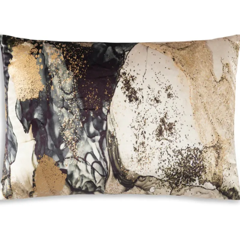 14X20 Velvet WITH Gold Paint Pillow